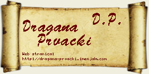 Dragana Prvački vizit kartica